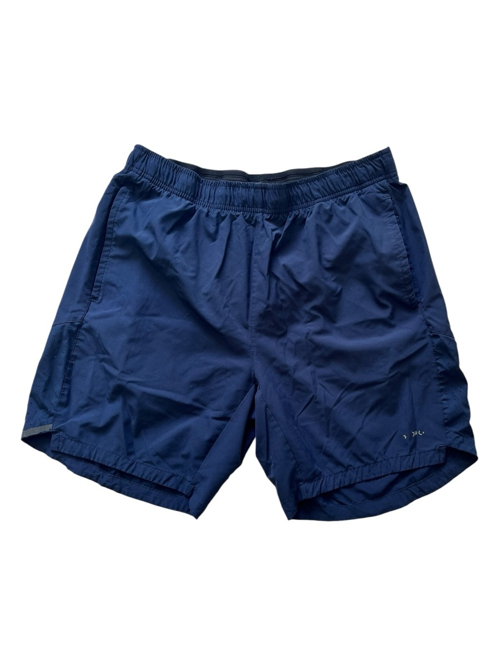 Skora Qwick-Dry Mens Blue Lined Outdoor Athletic Shorts Size Medium